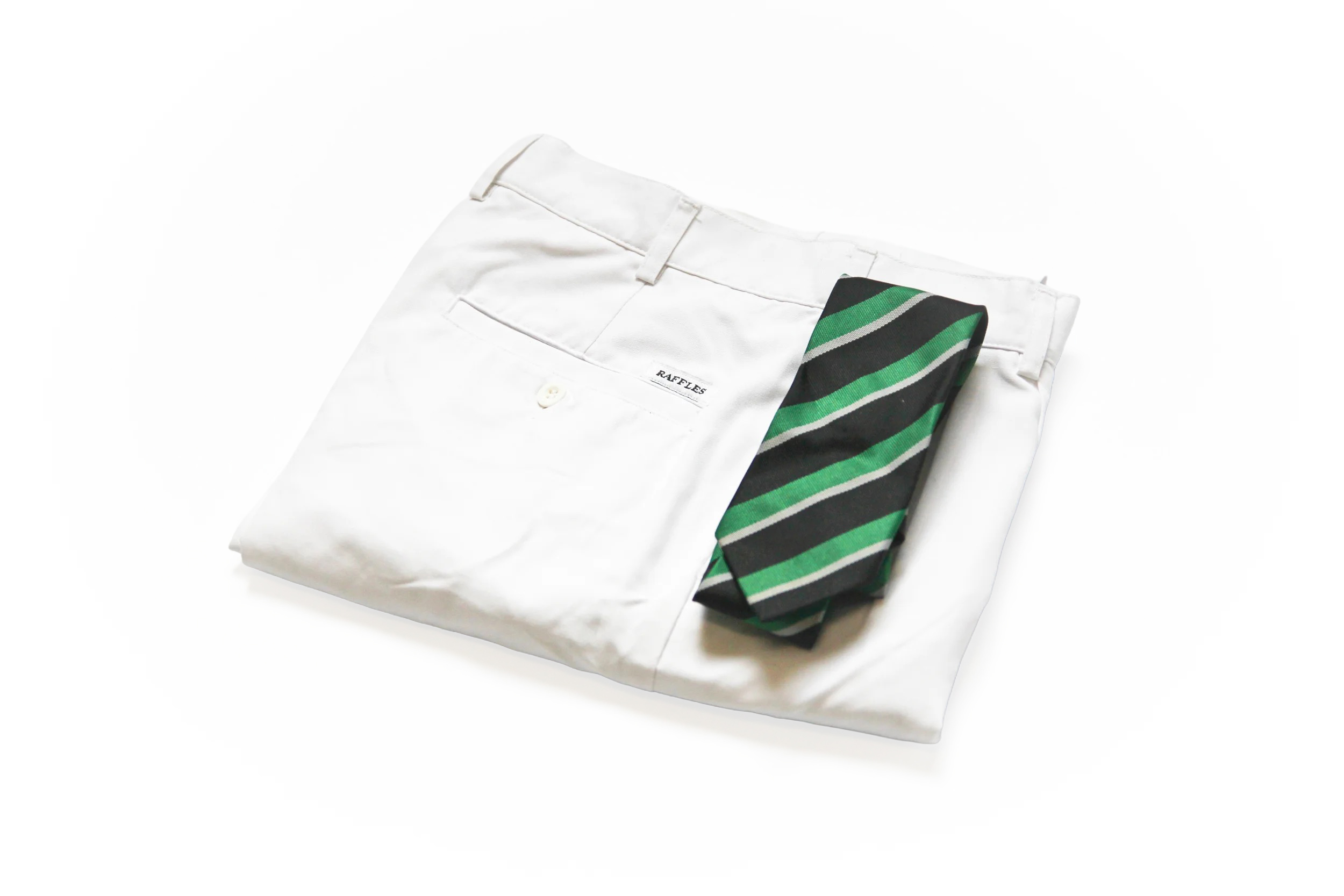 School uniform pants and school tie